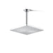KOHLER K-26148 Honesty 8" single-function rainhead, 2.5 gpm, polished chrome