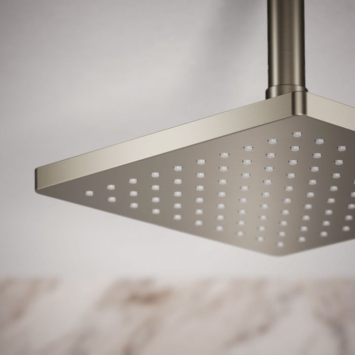 KOHLER K-26148 Honesty 8" single-function rainhead, 2.5 gpm, vibrant brushed nickel - view 2
