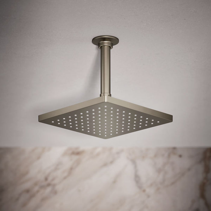 KOHLER K-26148 Honesty 8" single-function rainhead, 2.5 gpm, vibrant brushed nickel - view 4