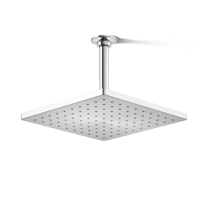 KOHLER K-26149 Honesty 10" single-function rainhead, 2.5 gpm, polished chrome - view 3
