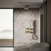 KOHLER K-26149 Honesty 10" single-function rainhead, 2.5 gpm, vibrant brushed moderne brass - view 2