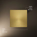 KOHLER K-26149 Honesty 10" single-function rainhead, 2.5 gpm, vibrant brushed moderne brass - view 5