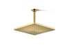 KOHLER K-26149-G Honesty 10" single-function rainhead, 1.75 gpm, vibrant brushed moderne brass