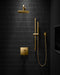KOHLER K-26273-Y Honesty Showering kit, 2.5 gpm, vibrant brushed moderne brass - view 2