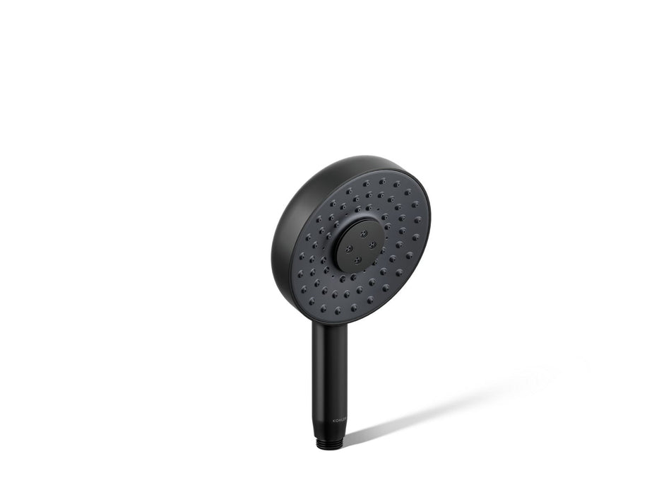 KOHLER K-26282 Statement Round three-function handshower, 2.5 gpm, matte black