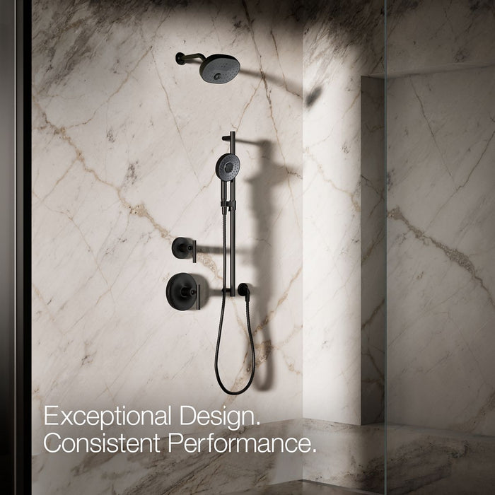 KOHLER K-26282 Statement Round three-function handshower, 2.5 gpm, matte black - view 4