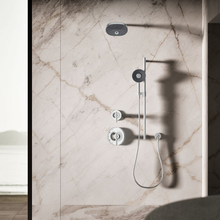 KOHLER K-26282 Statement Round three-function handshower, 2.5 gpm