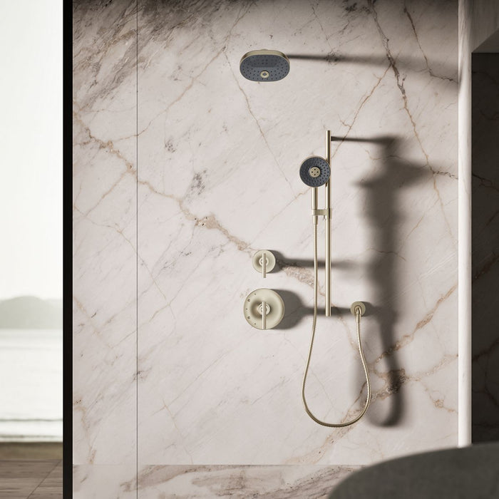 KOHLER K-26282 Statement Round three-function handshower, 2.5 gpm, vibrant brushed bronze - view 2