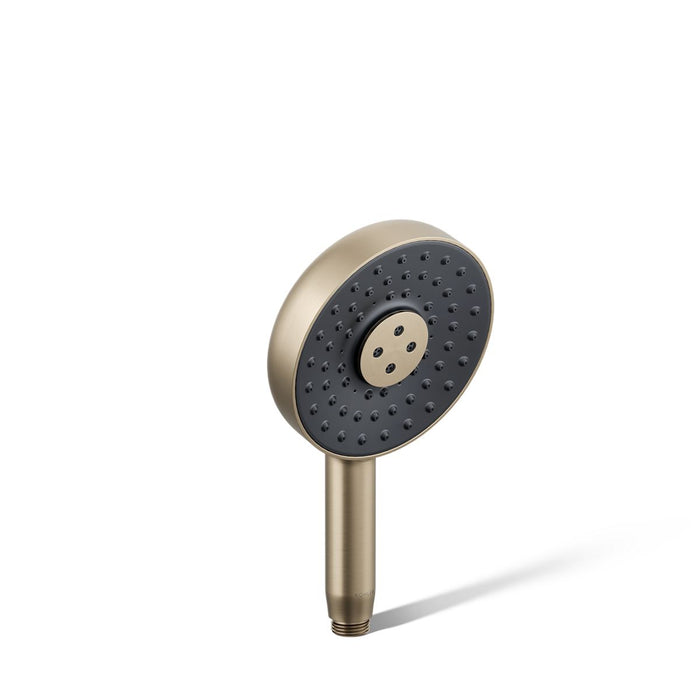 KOHLER K-26282 Statement Round three-function handshower, 2.5 gpm, vibrant brushed bronze - view 3