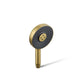 KOHLER K-26282 Statement Round three-function handshower, 2.5 gpm, vibrant brushed moderne brass