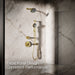 KOHLER K-26282 Statement Round three-function handshower, 2.5 gpm, vibrant brushed moderne brass - view 4