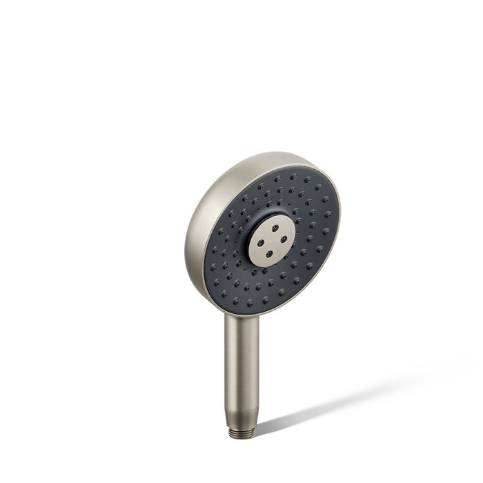 KOHLER K-26282 Statement Round three-function handshower, 2.5 gpm, vibrant brushed nickel - view 3