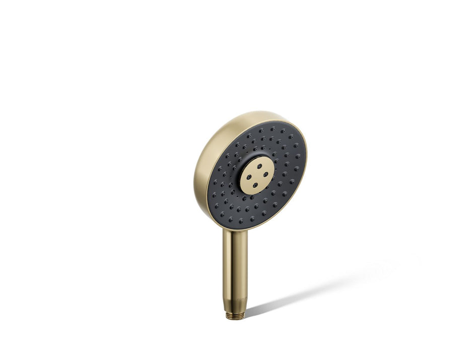 KOHLER K-26282 Statement Round three-function handshower, 2.5 gpm, vibrant french gold