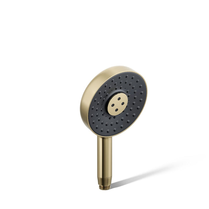 KOHLER K-26282 Statement Round three-function handshower, 2.5 gpm, vibrant french gold - view 2