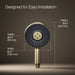 KOHLER K-26282 Statement Round three-function handshower, 2.5 gpm, vibrant french gold - view 5