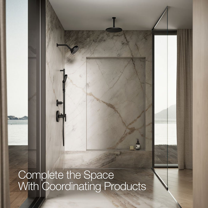 KOHLER K-26284 Statement Oblong three-function handshower, 2.5 gpm, matte black - view 5