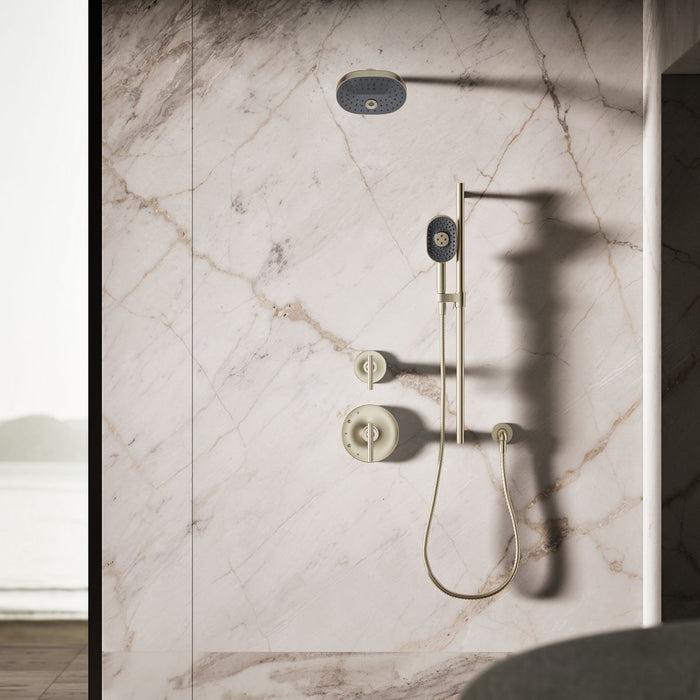 KOHLER K-26284 Statement Oblong three-function handshower, 2.5 gpm, vibrant brushed bronze - view 2