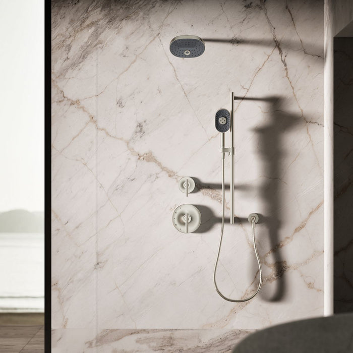 KOHLER K-26284 Statement Oblong three-function handshower, 2.5 gpm, vibrant brushed nickel - view 2