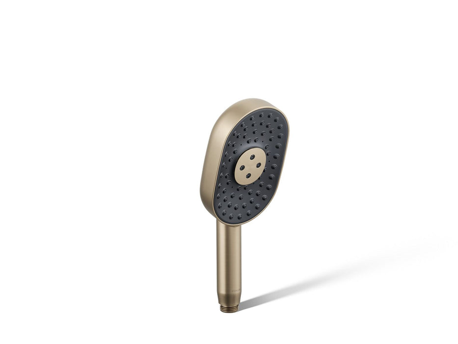 KOHLER K-26284-G Statement Oblong three-function handshower, 1.75 gpm, vibrant brushed bronze