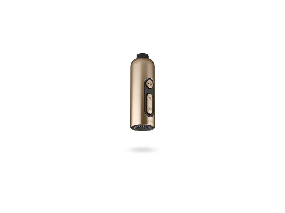 KOHLER K-26288 Statement Iconic wand two-function handshower, 2.5 gpm, vibrant brushed bronze