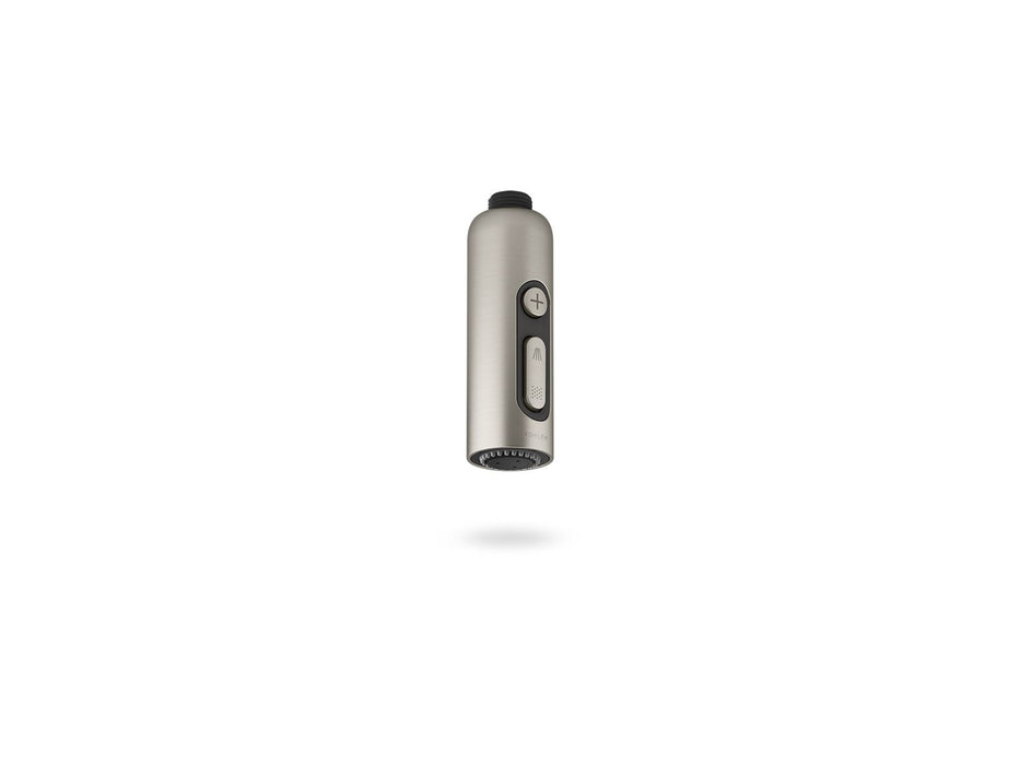 KOHLER K-26288 Statement Iconic wand two-function handshower, 2.5 gpm, vibrant brushed nickel