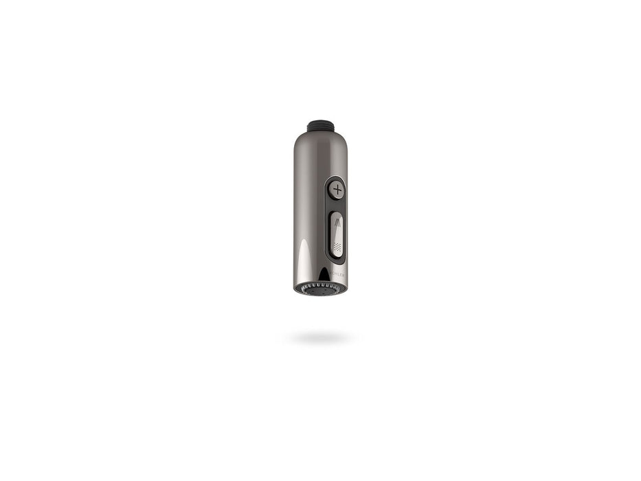 KOHLER K-26288 Statement Iconic wand two-function handshower, 2.5 gpm, vibrant titanium
