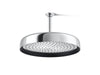 KOHLER K-26292 Statement Round 14" single-function rainhead, 2.5 gpm, polished chrome