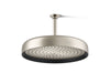 KOHLER K-26292 Statement Round 14" single-function rainhead, 2.5 gpm, vibrant brushed nickel