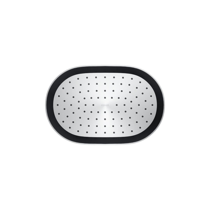 KOHLER K-26293 Statement Oblong 12" single-function rainhead, 2.5 gpm
