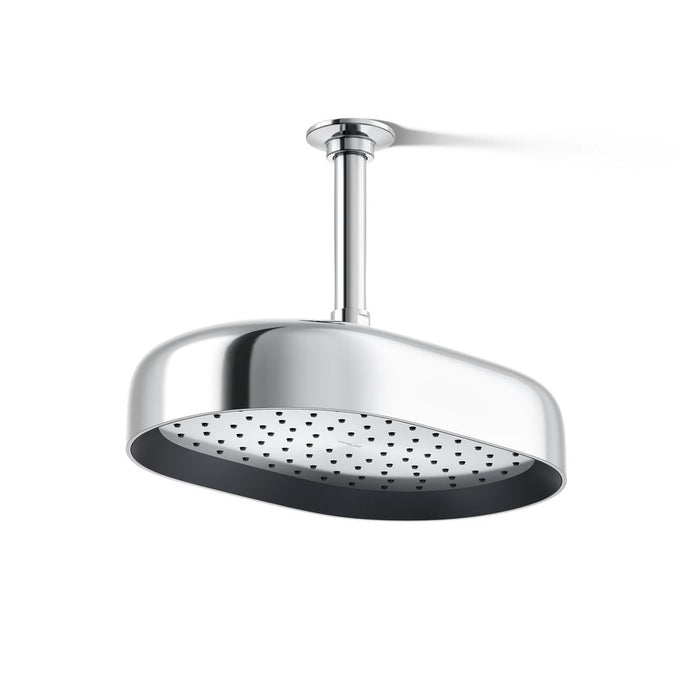 KOHLER K-26293-G Statement Oblong 12" single-function rainhead, 1.75 gpm