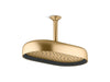 KOHLER K-26294 Statement Oblong 14" single-function rainhead, 2.5 gpm, vibrant brushed moderne brass