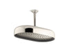 KOHLER K-26294 Statement Oblong 14" single-function rainhead, 2.5 gpm, vibrant polished nickel