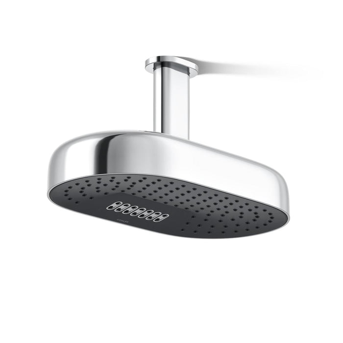 KOHLER K-26295 Statement Oblong 14" two-function rainhead, 2.5 gpm, polished chrome - view 3