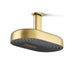 KOHLER K-26295-G Statement Oblong 14" two-function rainhead, 1.75 gpm, vibrant brushed moderne brass - view 4