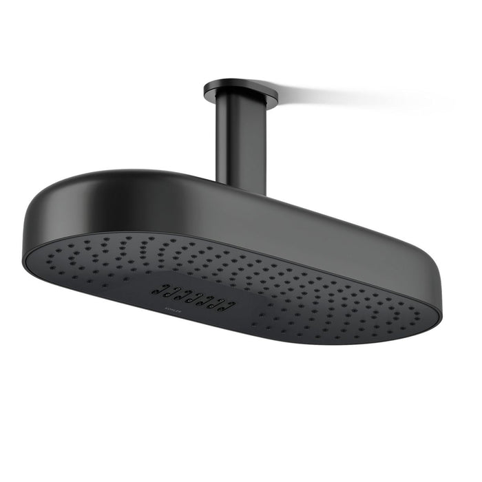 KOHLER K-26297 Statement Oblong 18" two-function rainhead, 2.5 gpm
