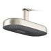 KOHLER K-26297 Statement Oblong 18" two-function rainhead, 2.5 gpm, vibrant brushed nickel