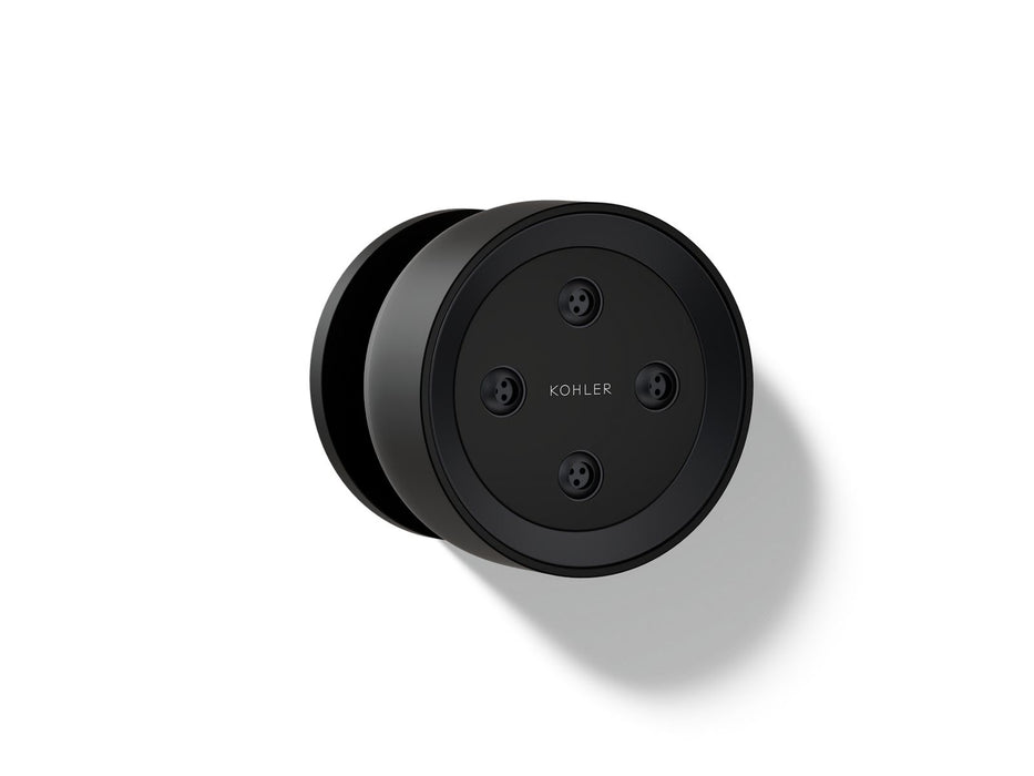 KOHLER K-26299 Statement Round single-function body spray, 2.5 gpm, matte black