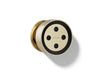 KOHLER K-26299 Statement Round single-function body spray, 2.5 gpm, vibrant french gold