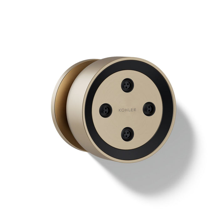 KOHLER K-26299-G Statement Round single-function body spray, 1.75 gpm, vibrant brushed bronze - view 4