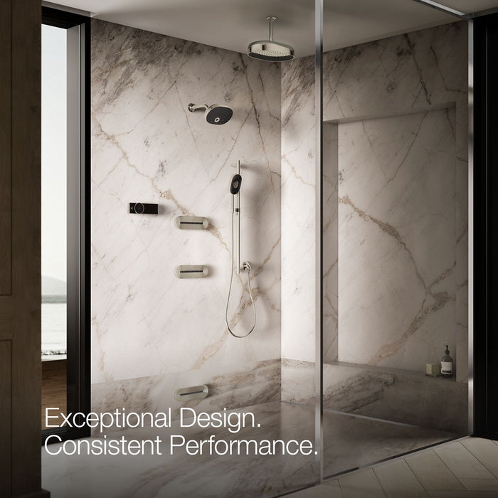 KOHLER K-26300 Statement Oblong Vichy single-function body spray, 2.5 gpm, vibrant polished nickel - view 5