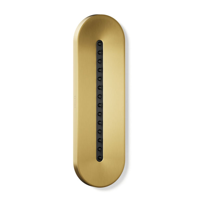 KOHLER K-26300-G Statement Oblong Vichy single-function body spray, 1.75 gpm, vibrant brushed moderne brass - view 4
