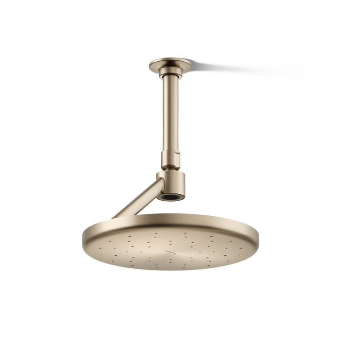 KOHLER K-26301 Statement Open Rain iconic single-function rainhead, 2.5 gpm, vibrant brushed bronze - view 3