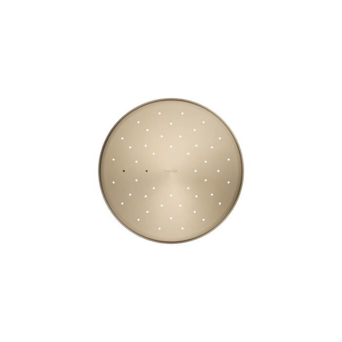 KOHLER K-26301 Statement Open Rain iconic single-function rainhead, 2.5 gpm, vibrant brushed bronze - view 4