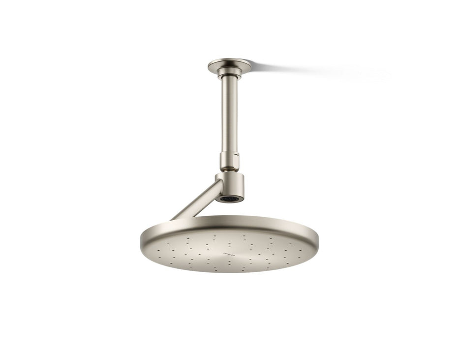 KOHLER K-26301 Statement Open Rain iconic single-function rainhead, 2.5 gpm, vibrant brushed nickel