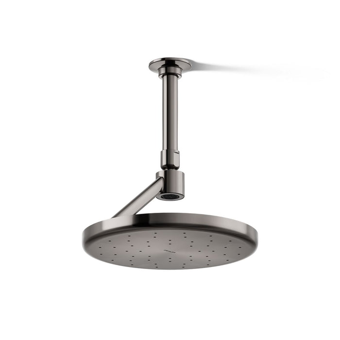 KOHLER K-26301 Statement Open Rain iconic single-function rainhead, 2.5 gpm, vibrant titanium - view 3