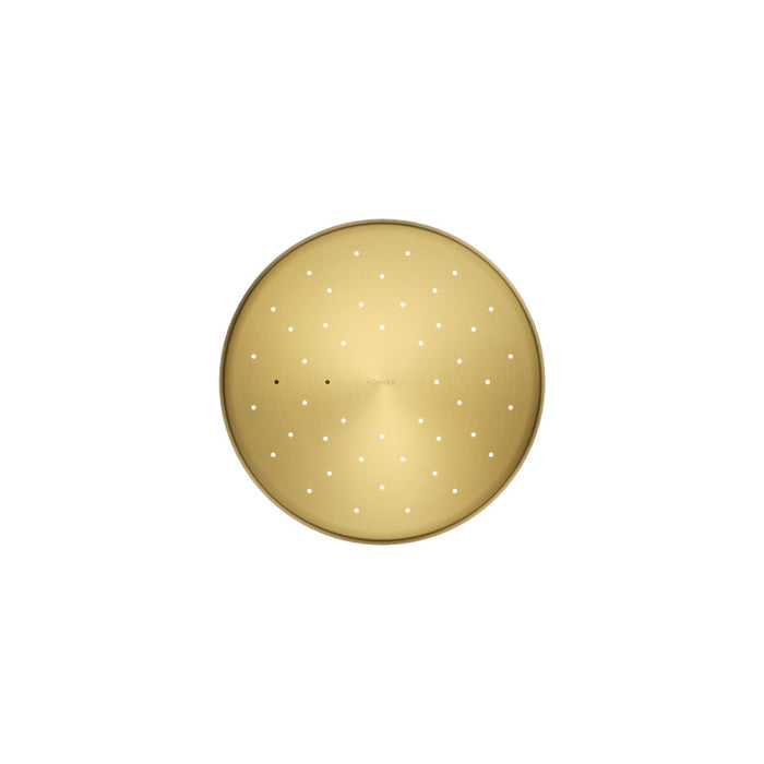 KOHLER K-26301-G Statement Open Rain iconic round 9" single-function rainhead, 1.75 gpm, vibrant brushed moderne brass -...