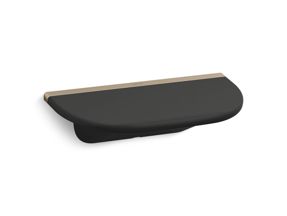 KOHLER K-26306 Statement Foot ledge, vibrant brushed bronze
