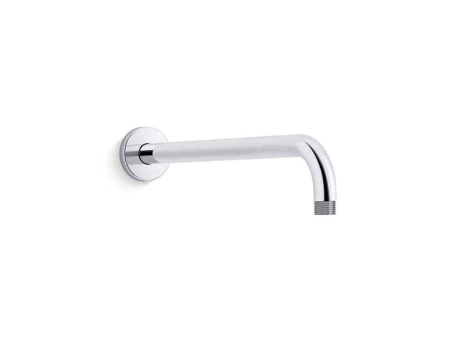 KOHLER K-26322 Statement 15-1/2" wall-mount single-function rainhead arm and flange