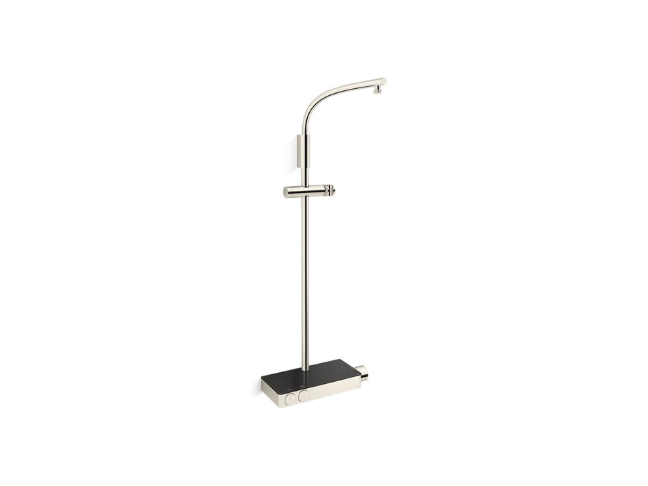 KOHLER K-26337-9 Anthem Two-way Exposed Thermostatic Valve with Shower Column for Rainhead and Handshower, Vibrant Polished N