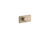 KOHLER K-26345-9 Anthem One-outlet recessed mechanical thermostatic valve control, vibrant brushed bronze